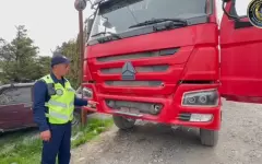 Умышленную подмену госномеров на грузовиках выявили в Туркестанской области