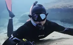 Дайвер из Актау показал скрытую красоту Каспия во время очистки дна