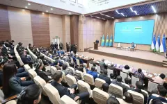 Спикер Сената выступил на форуме казахской и узбекской интеллигенции