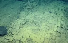 Ученые обнаружили на дне океана сухую кирпичную дорогу