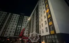 В Астане пожар разгорелся в многоэтажном жилом доме