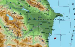 Серия землетрясений произошла в Каспийском море