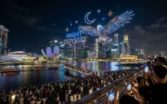 В Китае более 22 тысяч дронов участвовали в шоу на Праздник весны