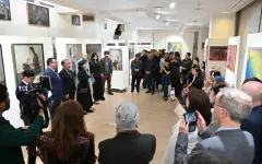 Творчество молодых художников Казахстана и Кыргызстана представили на выставке в Астане