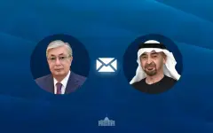 Токаев направил послание президенту Объединенных Арабских Эмиратов
