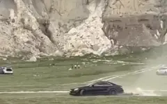 Водителя арестовали после скандального дрифта в «Долине замков» в Мангистау