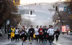 В Алматы ограничат движение из-за полумарафона