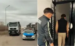 Водители фур устроили переполох на въезде в Астану и получили 15 суток