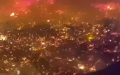 Апокалипсис на воде: в Малайзии сгорело поселение на сваях