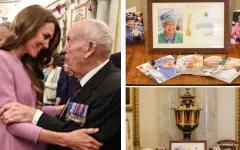 Королевская семья почтила 100-летие Елизаветы II в Лондоне