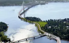 Открыт один из самых длинных пешеходных мостов в мире