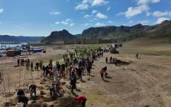 Благоустраивается город номадов