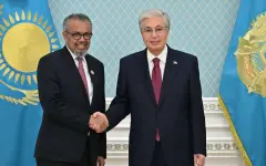 Токаев провел встречу с Генеральным директором ВОЗ