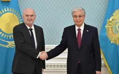 Президент побеседовал с Генсеком ОБСЕ Феридуном Синирлиоглу