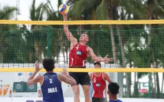 Казахстанские волейболисты добились очередных побед на Азиатских пляжных играх