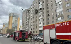 Пожар произошел в многоэтажном доме в Астане