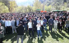 Более 700 человек объединились в Бутаковском ущелье