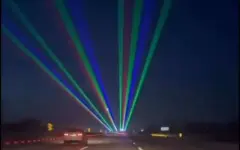 Лазерный луч защитит на дороге