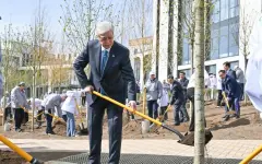 Токаев посадил дерево в столичном парке в рамках акции “Таза Қазақстан”