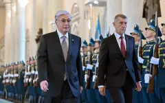 В Акорде торжественно встретили премьера Чехии