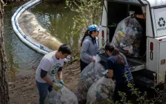 Защищают природу экобарьеры