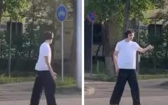 «Зарядил позитивом»: житель Алматы устроил шоу в стиле Джексона на остановке