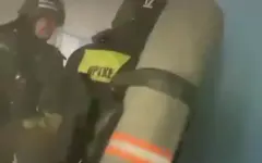 Пожар  произошел в пятиэтажке в Астане