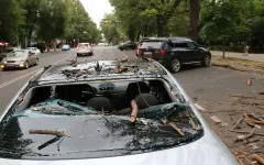 Не ставить авто под деревом и не ходить в горы просят алматинцев спасатели