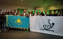 Астана впервые примет чемпионат мира по настольному теннису: флаг турнира официально передали Казахстану