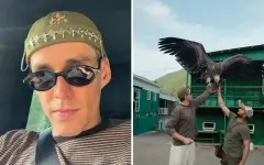 Диджея Lost Frequencies атаковал орлан в Алматы, но он все равно влюбился в Казахстан