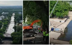Что сейчас происходит на БАКе имени Кунаева – акимат Алматы показал кадры с высоты
