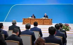 Касым-Жомарт Токаев и Уильям Руто провели брифинг для СМИ