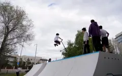 В Астане открылась экстремальная скейт-площадка Fly Park