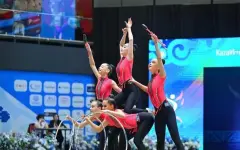 Казахстан стал вторым на чемпионате Азии по художественной гимнастике