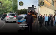 Автокортеж выпускников задержан в Алматы