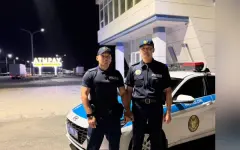 Атырауские полицейские помогли экстренно доставить близнецов в больницу