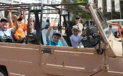 Ретромашины показали в Павлодаре
