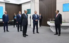 Президент ознакомился с ходом развития города Алатау