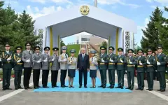 Вы – первые: Токаев поздравил выпускников, которым присвоили звание старший лейтенант