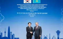 Состоялось заседание Казахстанско-корейской совместной комиссии