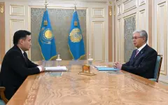 Президент принял министра труда и социальной защиты населения Аскарбека Ертаева