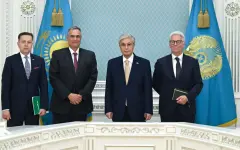 Президент провел встречу с главным исполнительным директором американской компании Air Products